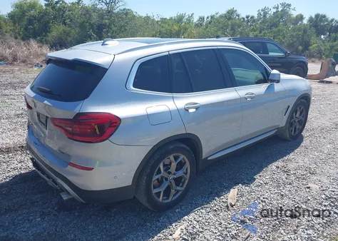 2021 BMW X3 Sdrive30I из США, поврежденный, VIN 5UXTY3C06M9E84441